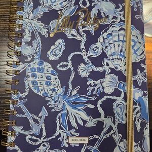 Lilly Pulitzer Nautical Blue and Gold Planner